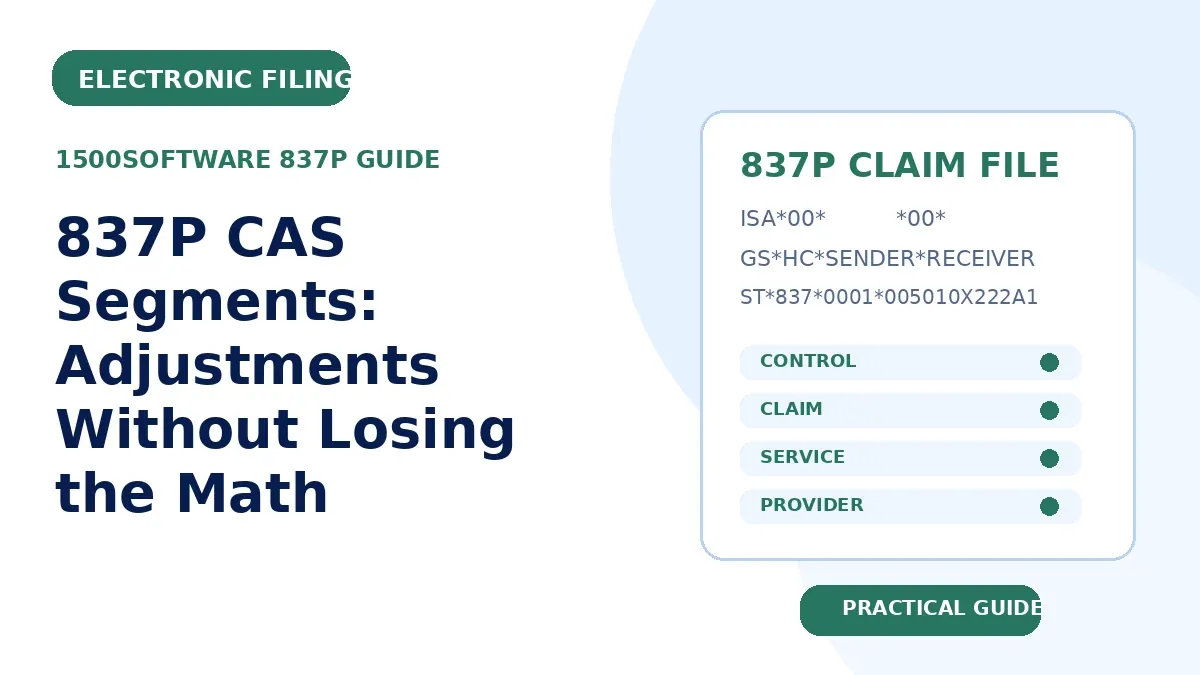 837P CAS Segments: Adjustments Without Losing the Math