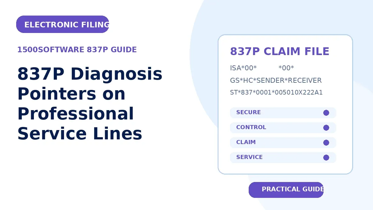 837P Diagnosis Pointers on Professional Service Lines