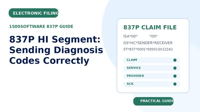 837P HI Segment: Sending Diagnosis Codes Correctly