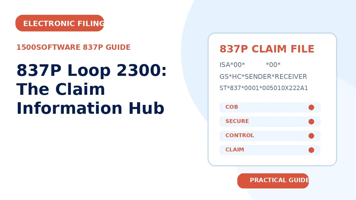 837P Loop 2300: The Claim Information Hub