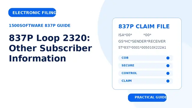 837P Loop 2320: Other Subscriber Information