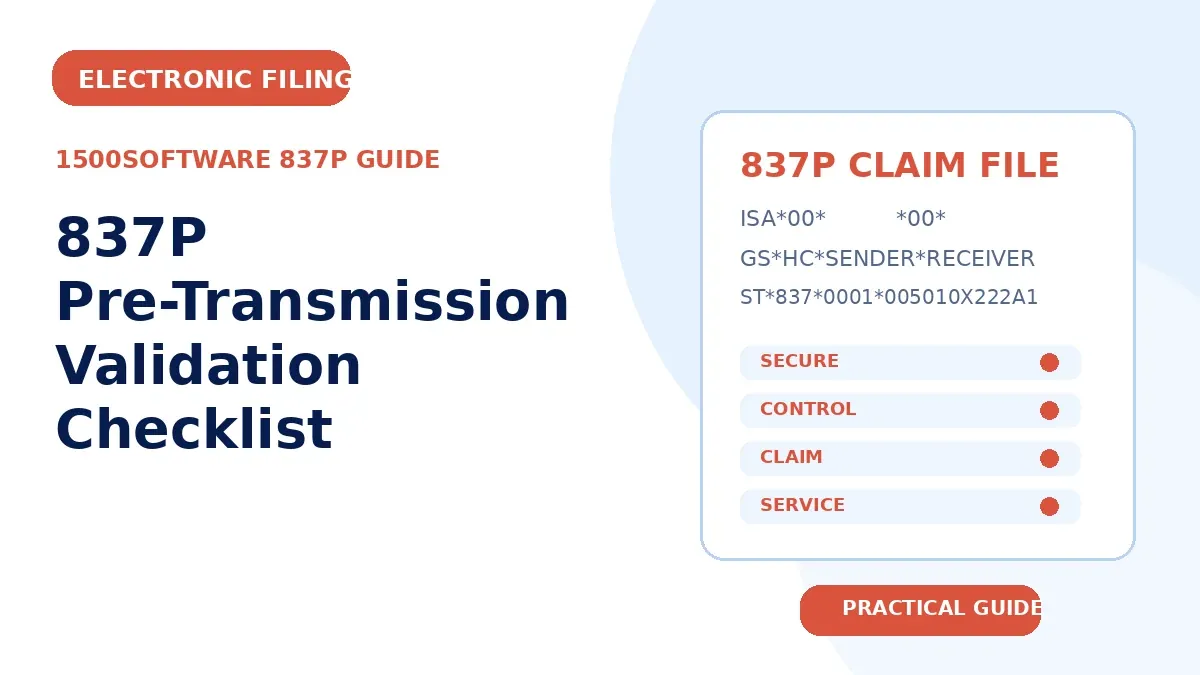 837P Pre-Transmission Validation Checklist
