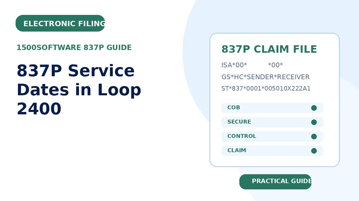 837P Service Dates in Loop 2400