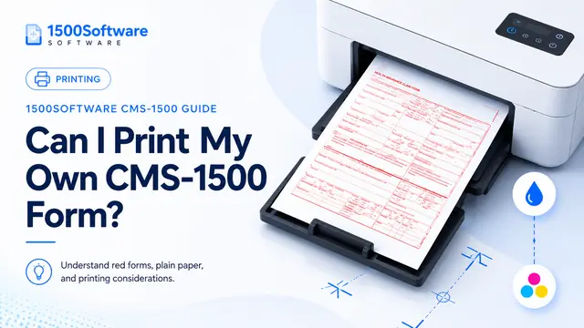 Can I Print My Own CMS-1500 Form?