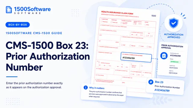 CMS-1500 Box 23: Prior Authorization Number