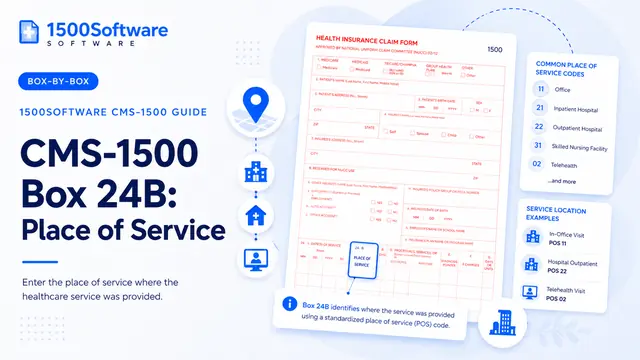 CMS-1500 Box 24B: Place of Service