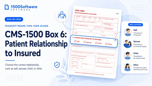 CMS-1500 Box 6: Patient Relationship to Insured