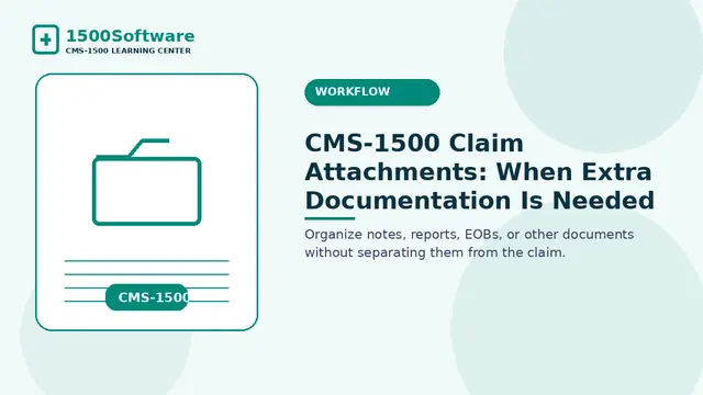 CMS-1500 Claim Attachments: When Extra Documentation Is Needed