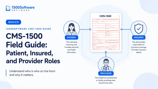 CMS-1500 Field Guide: Patient, Insured, and Provider Roles