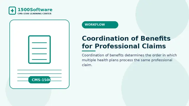 Coordination of Benefits for Professional Claims