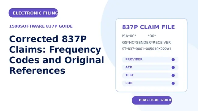 Corrected 837P Claims