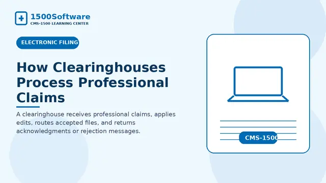 How Clearinghouses Process Professional Claims