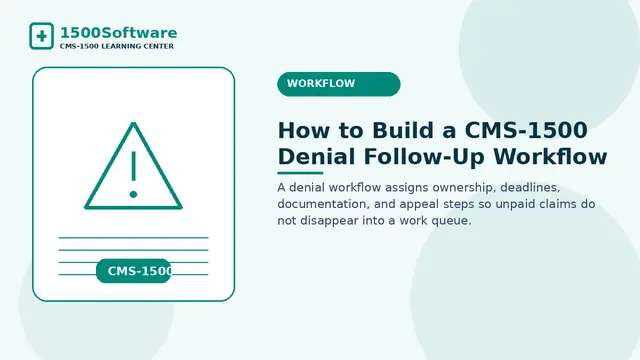 How to Build a CMS-1500 Denial Follow-Up Workflow