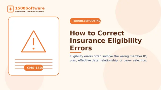 How to Correct Insurance Eligibility Errors