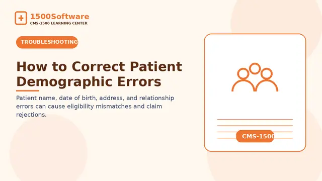 How to Correct Patient Demographic Errors