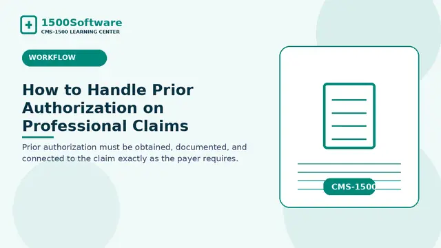 How to Handle Prior Authorization on Professional Claims