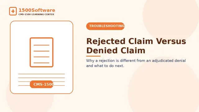 Rejected Claim Versus Denied Claim