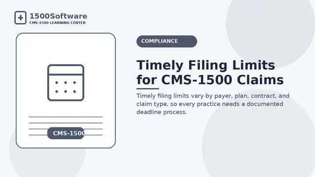 Timely Filing Limits for CMS-1500 Claims