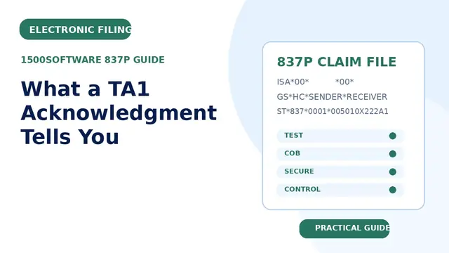 What a TA1 Acknowledgment Tells You