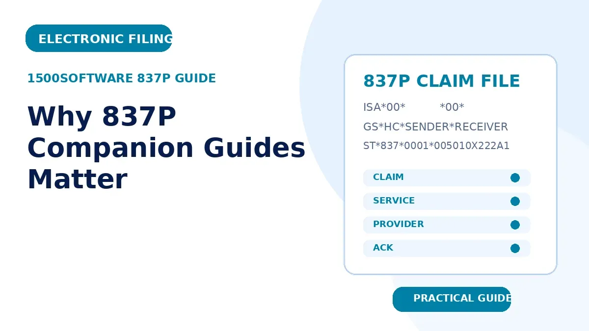 Why 837P Companion Guides Matter